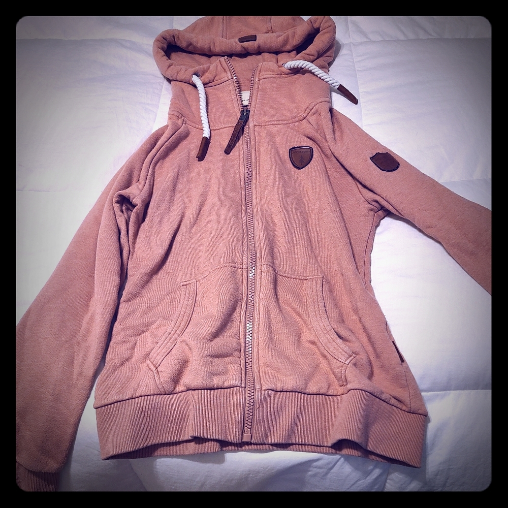 Wanakome Buckle sweatshirt jacket